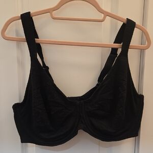 Voglio Elegant Black & Pink Full-Coverage Bras 42G